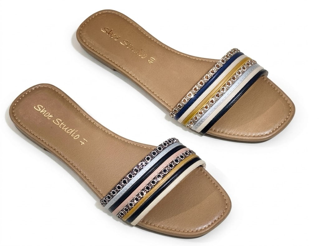 Glamour Stripe Slipper
