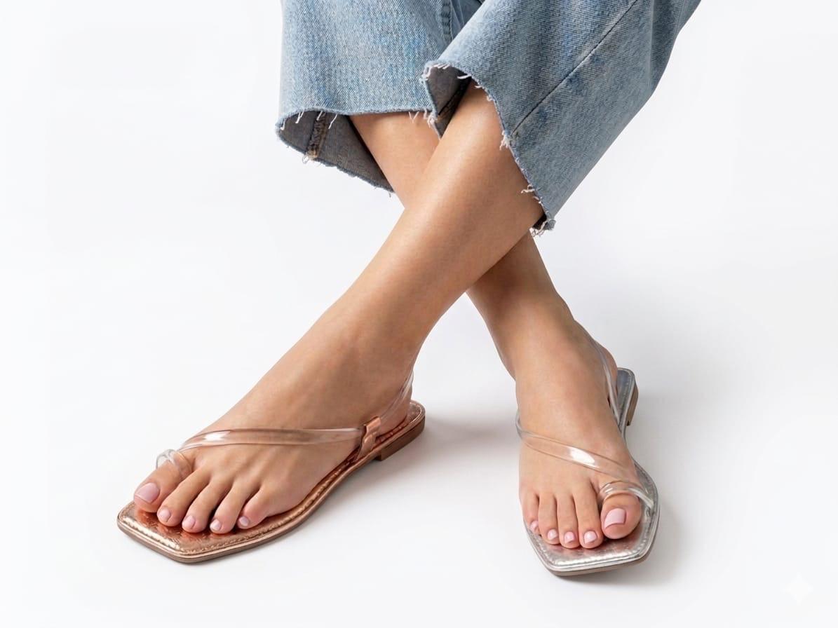 Transparent Toe Sandal