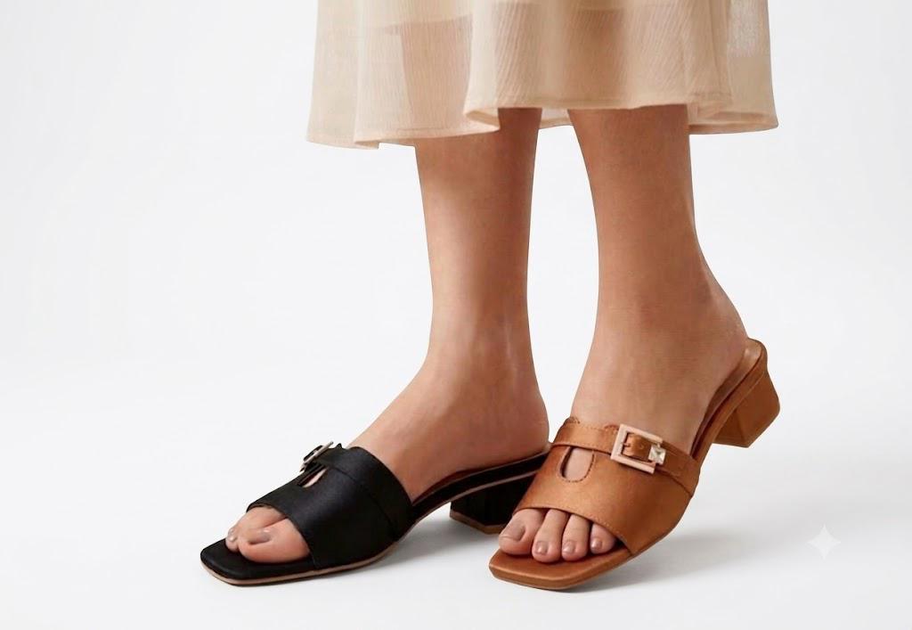 Buckle Block Heel