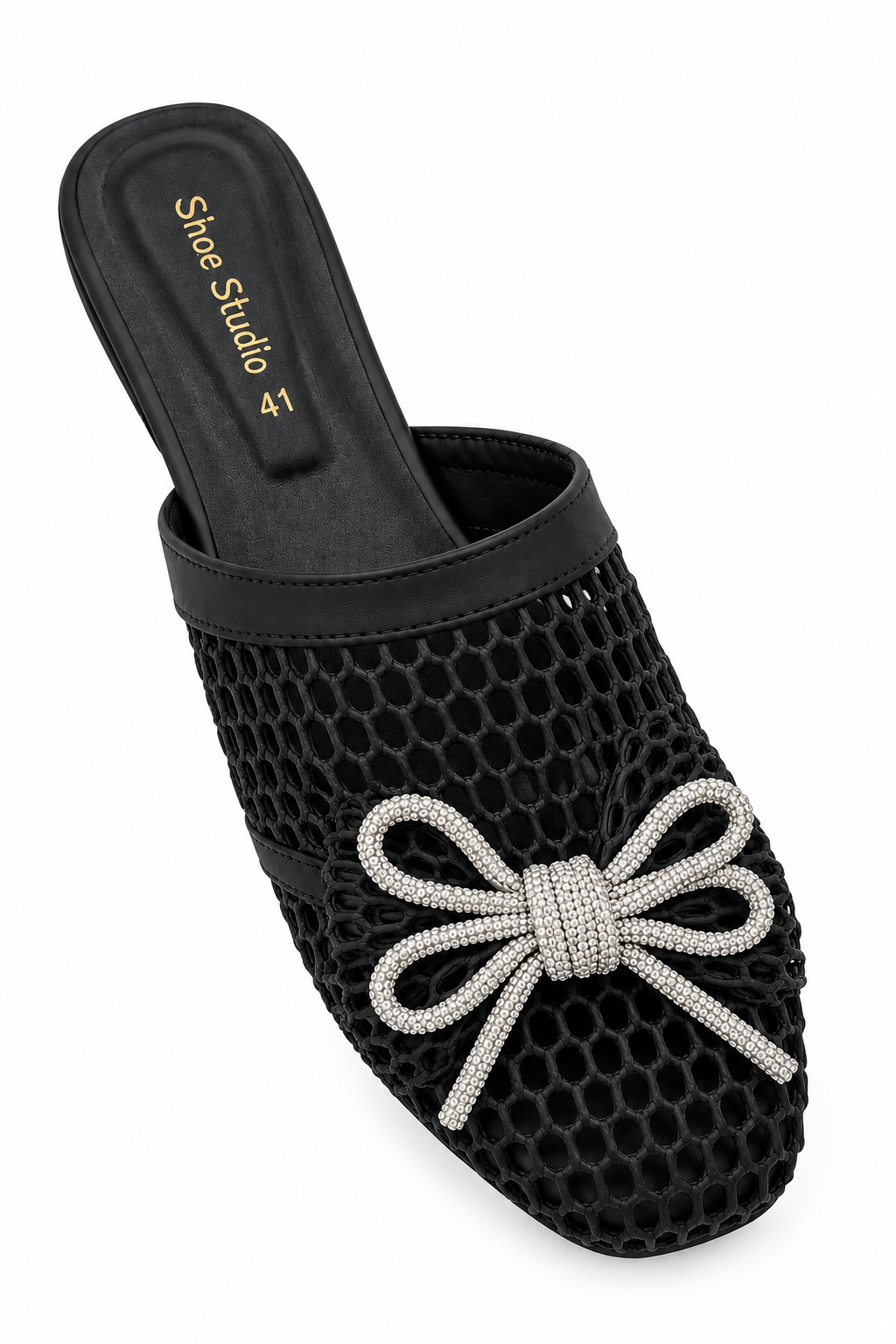Trendy Tie Mesh Flats